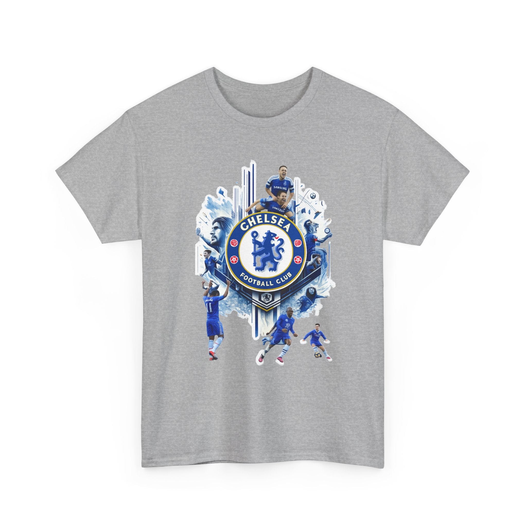 Chelsea FC Crest Players T-Shirt — Blue Football Fan Tee