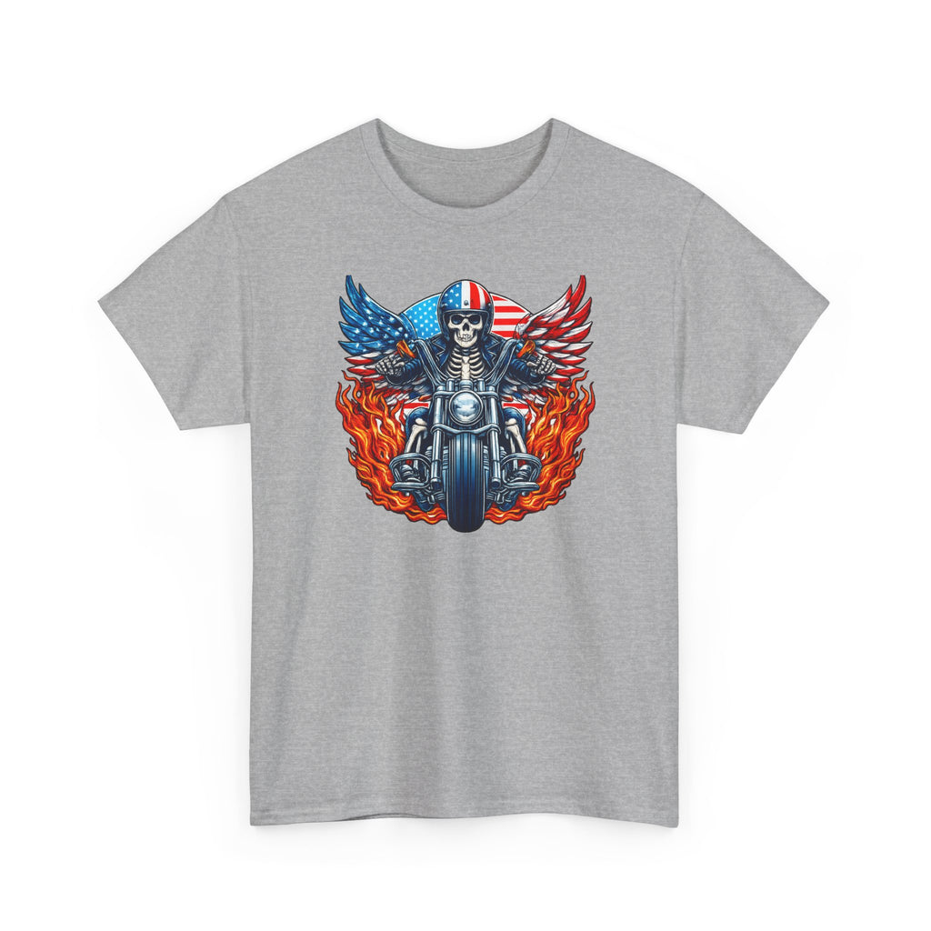Biker Skull Motorcycle Tee — Sons of Tradition Archangels Chapter Graphic Shirt
