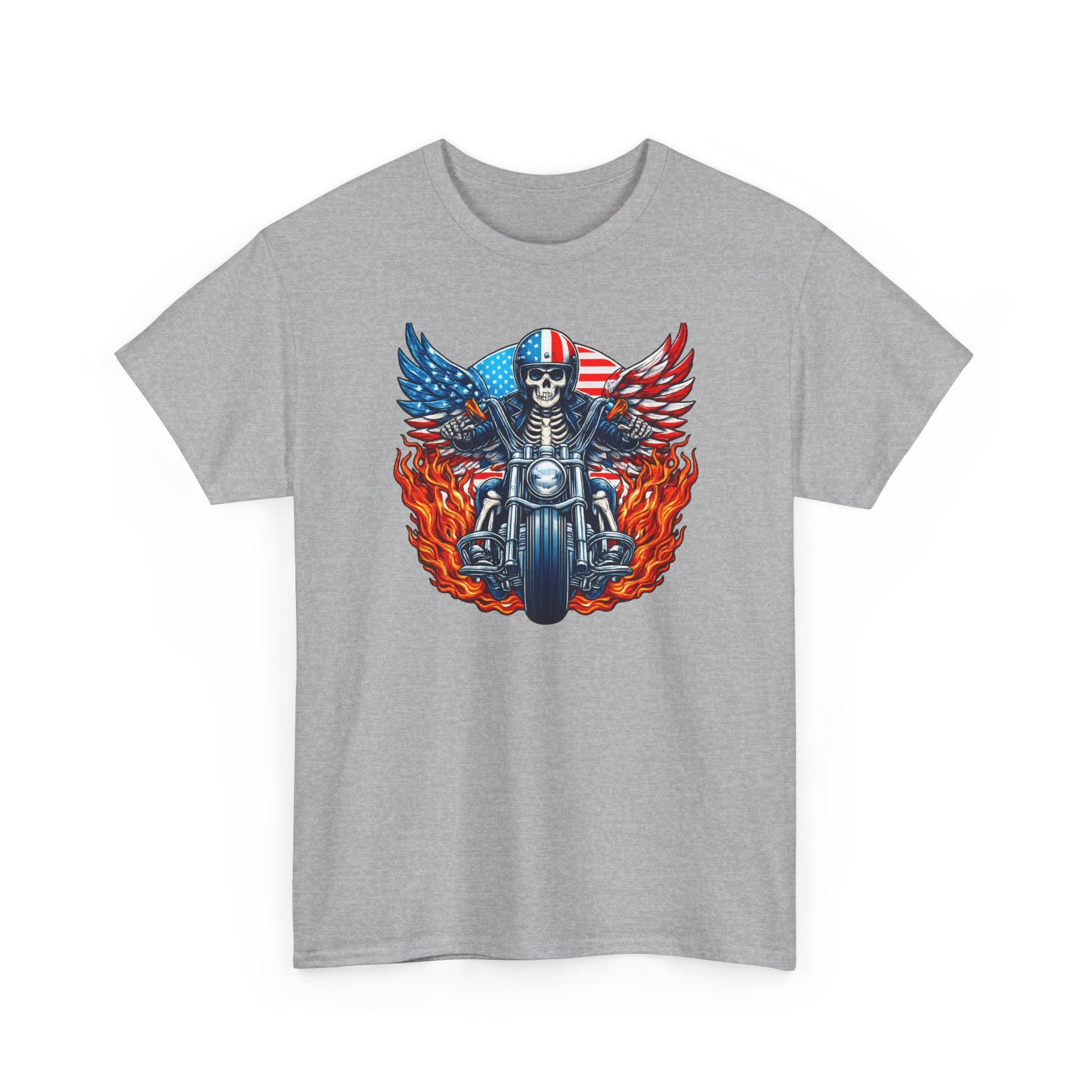 Biker Skull Motorcycle Tee — Sons of Tradition Archangels Chapter Graphic Shirt