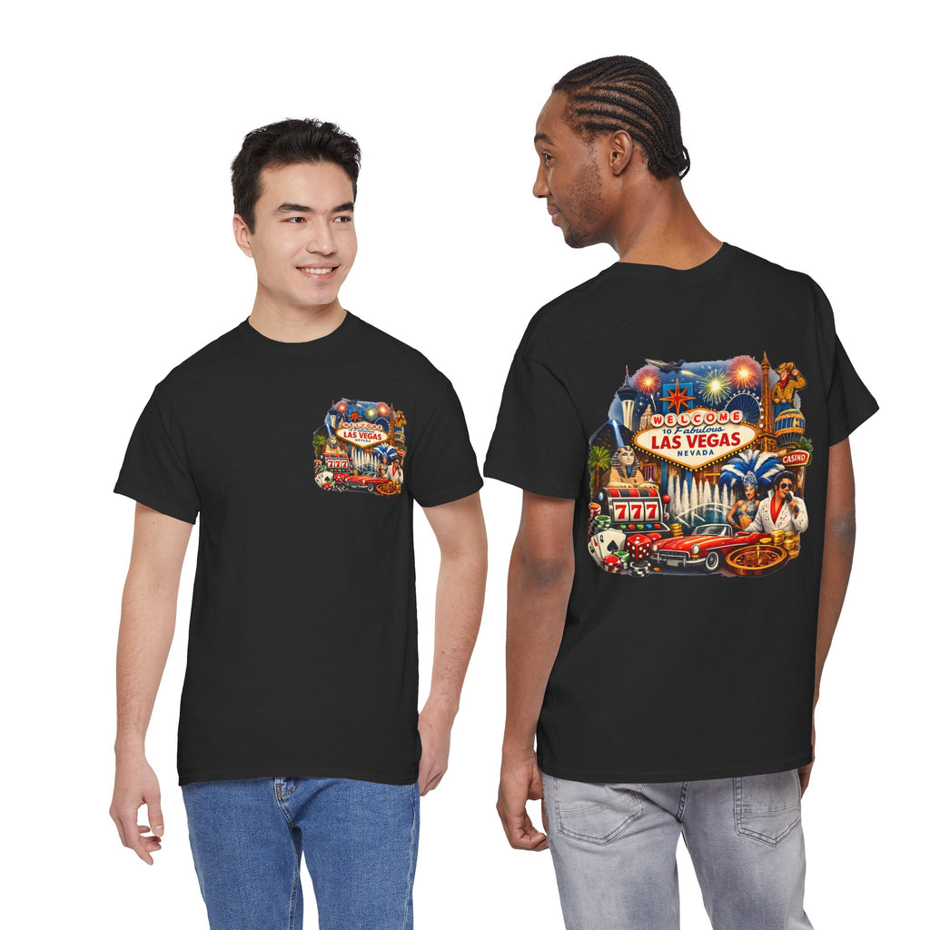 Las Vegas Vintage Collage T‑Shirt