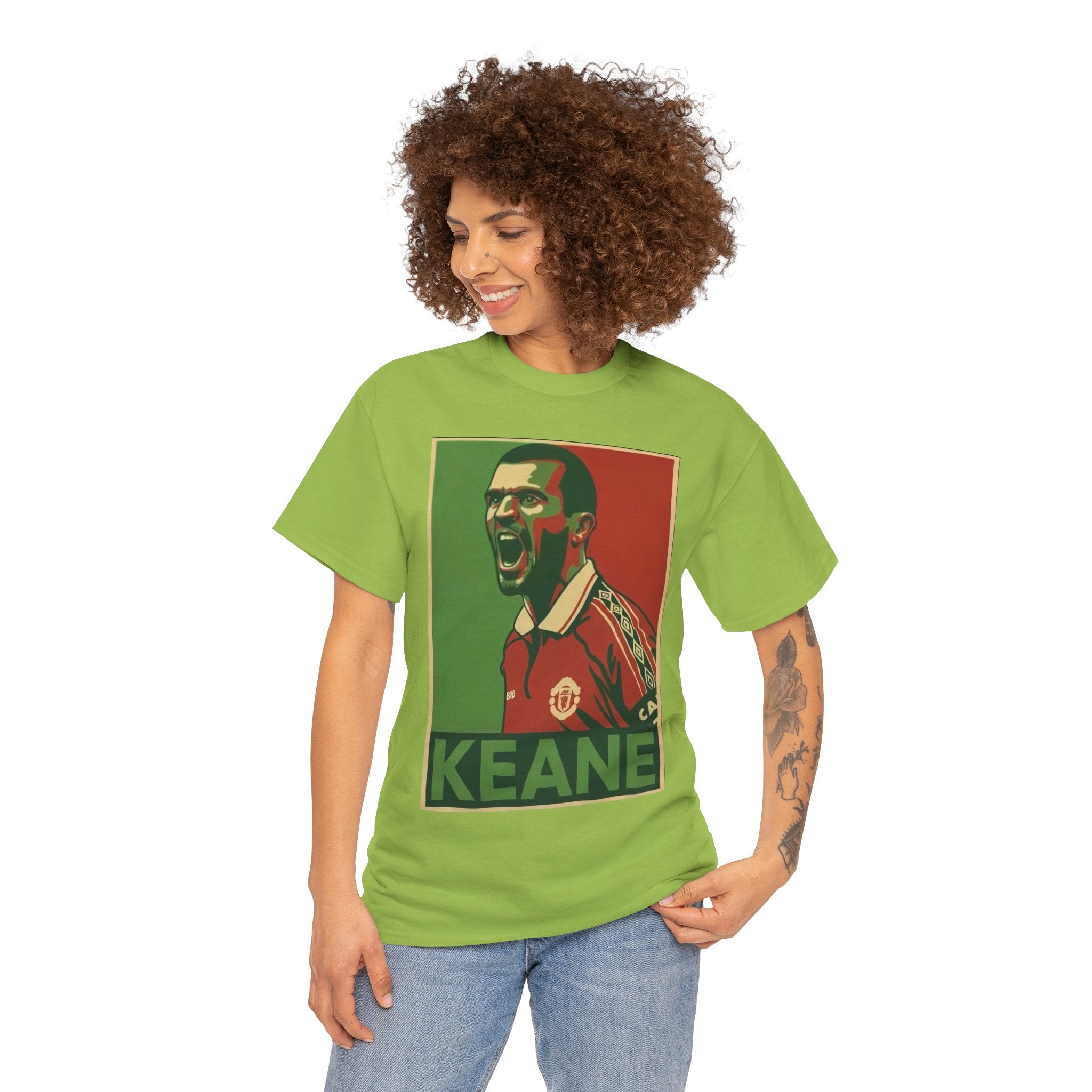 Roy Keane Manchester United Legend Retro Football Tee