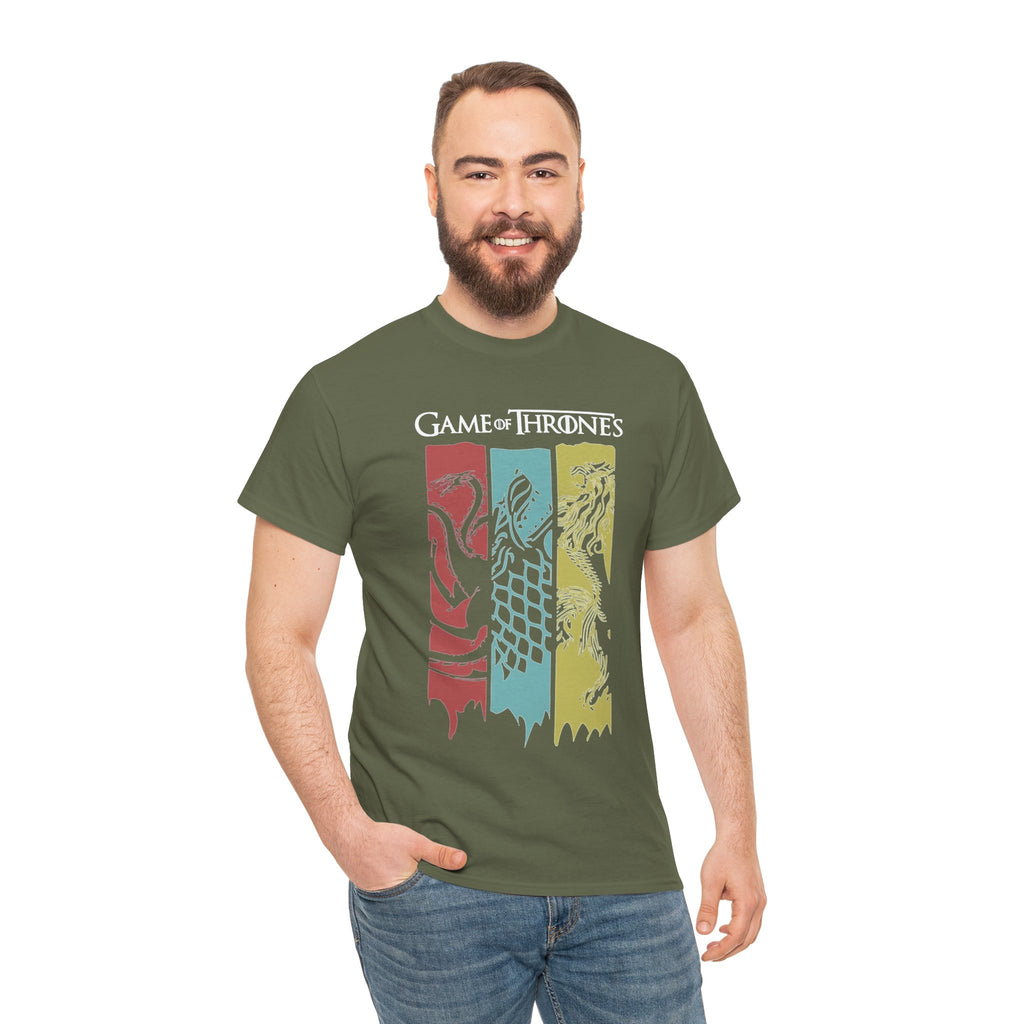 Game of Thrones House Sigils T-Shirt — Stark Lannister Tully Banner Tee