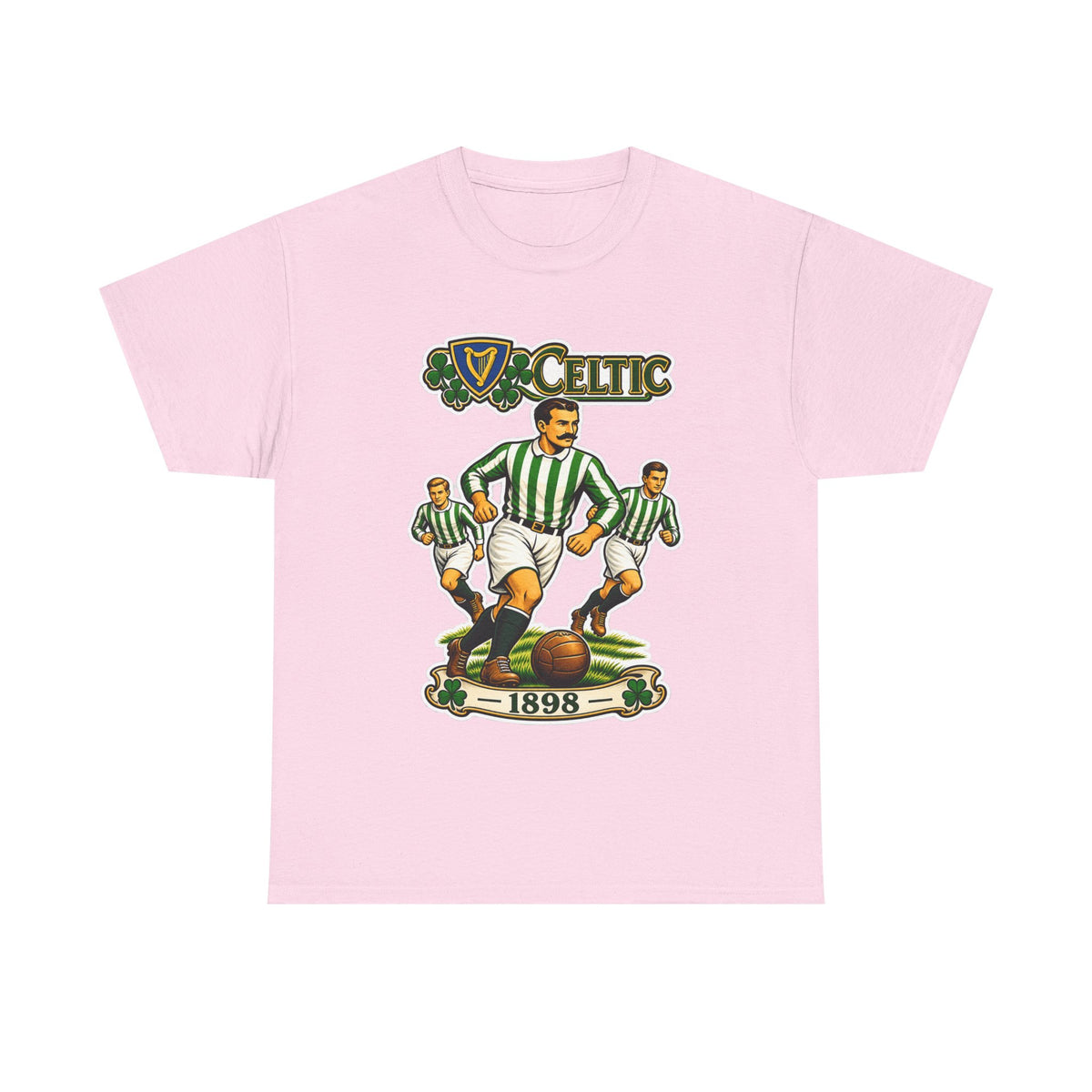 Celtic Football Retro Players Tee — 1898 Vintage Soccer Shirt
