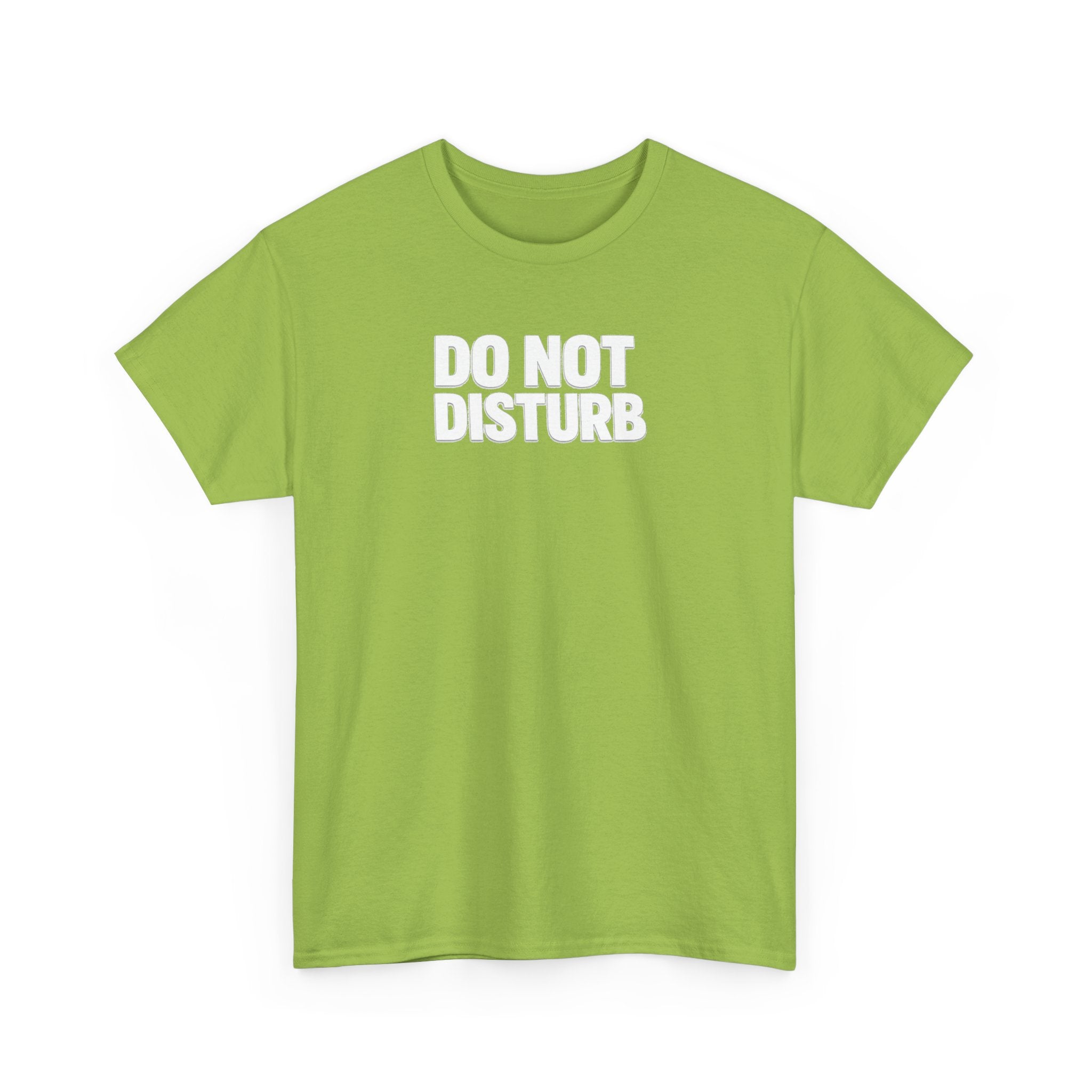 Do Not Disturb Tee — Black Graphic Statement T-Shirt
