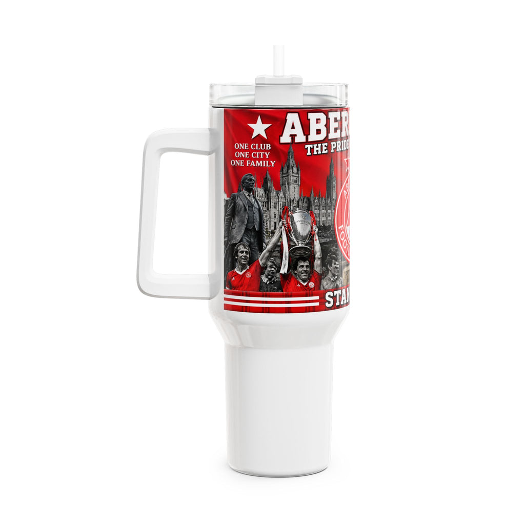 Aberdeen FC 40oz Travel Tumbler — 'The Pride of the North' Stadium Mug