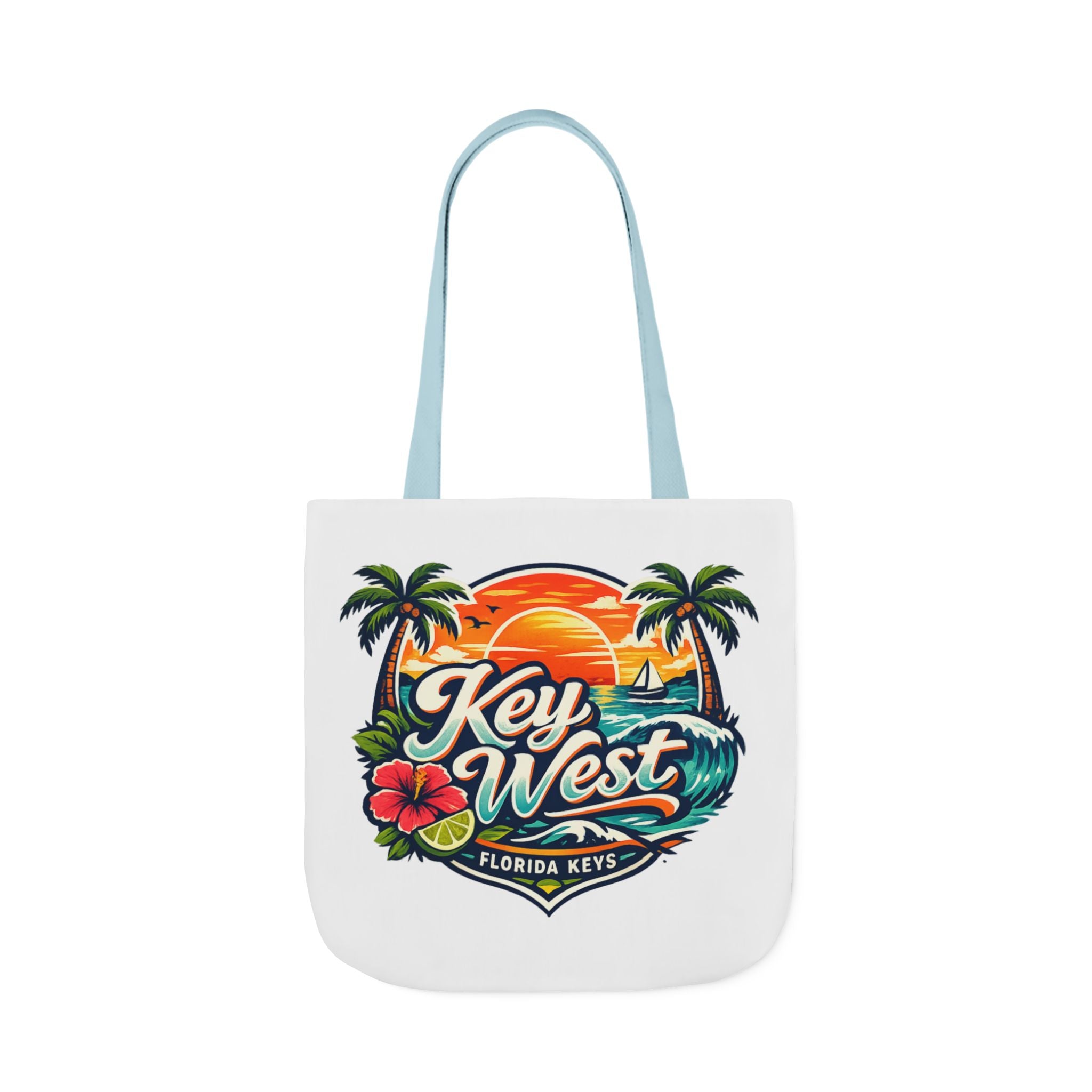 Key West Sunset Canvas Tote