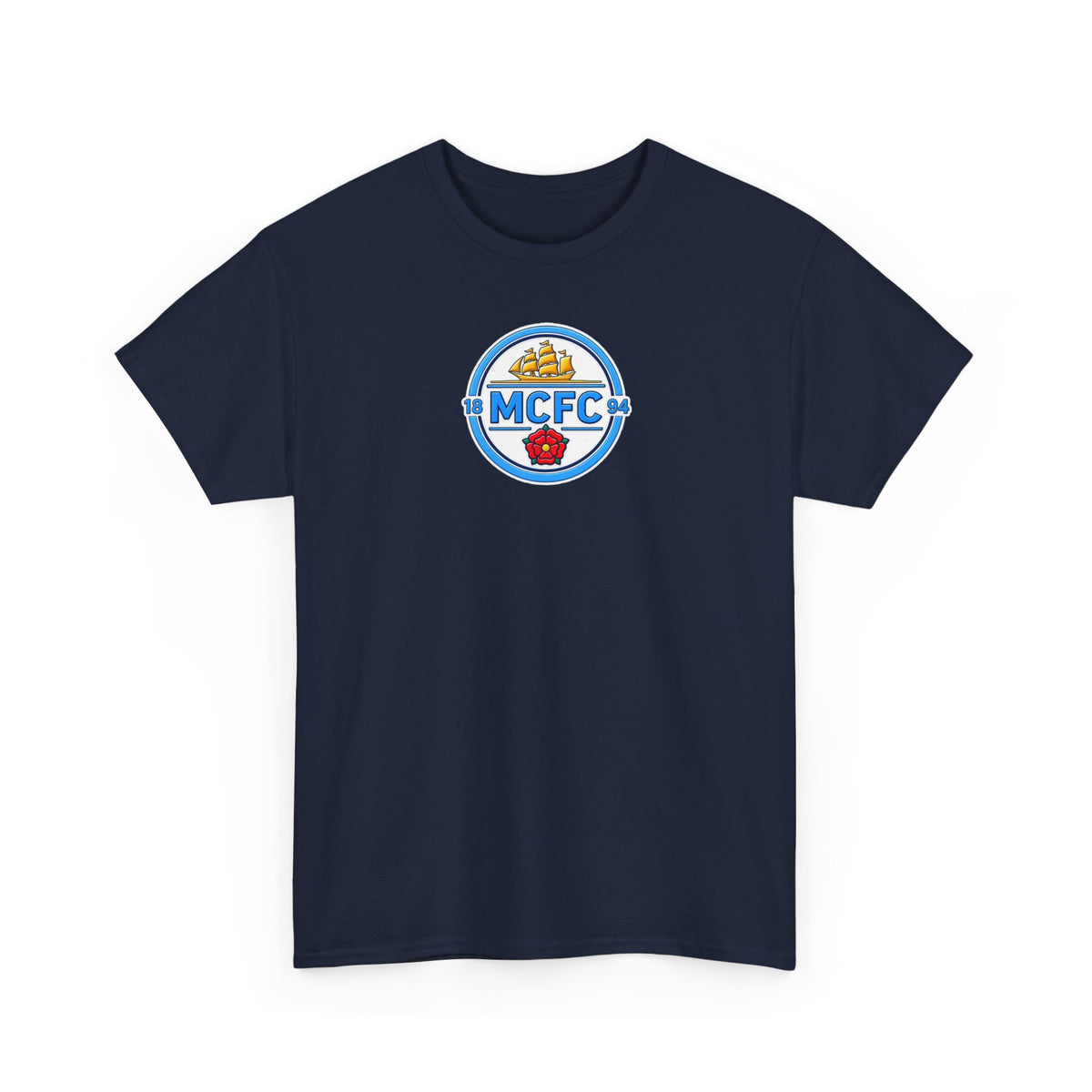 MCFC Retro Crest T‑Shirt — Vintage Soccer Fan Tee