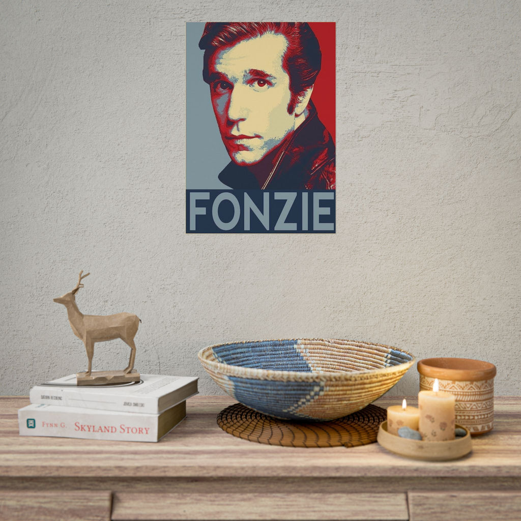 Fonzie Retro Pop Art Poster