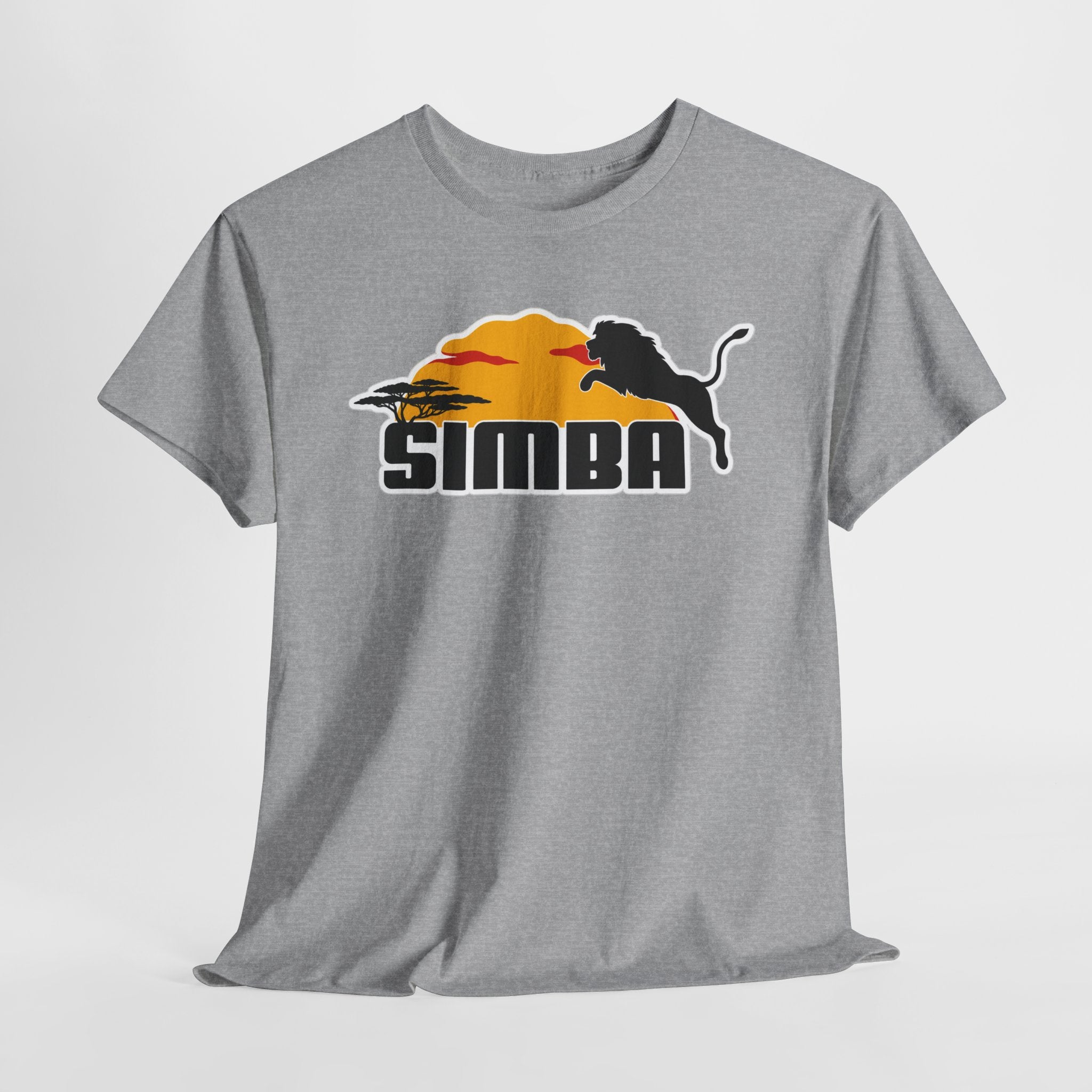 Simba Sunset Graphic Tee — Lion Silhouette Safari T-Shirt