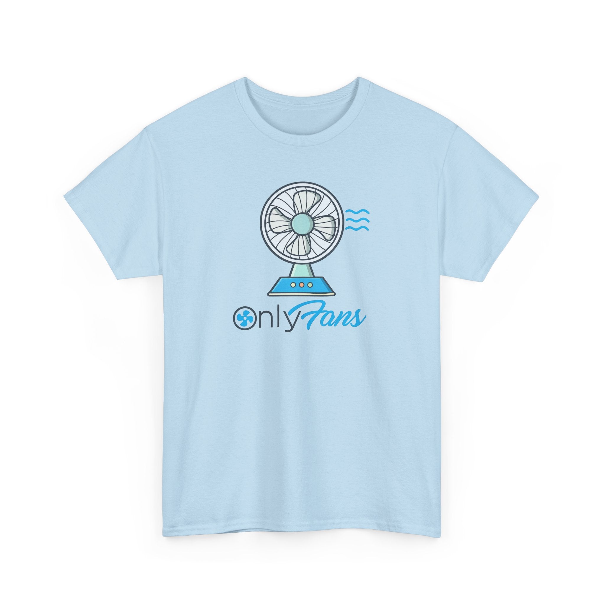 Only Fans Graphic Tee — Cute Fan Illustration Novelty T-Shirt