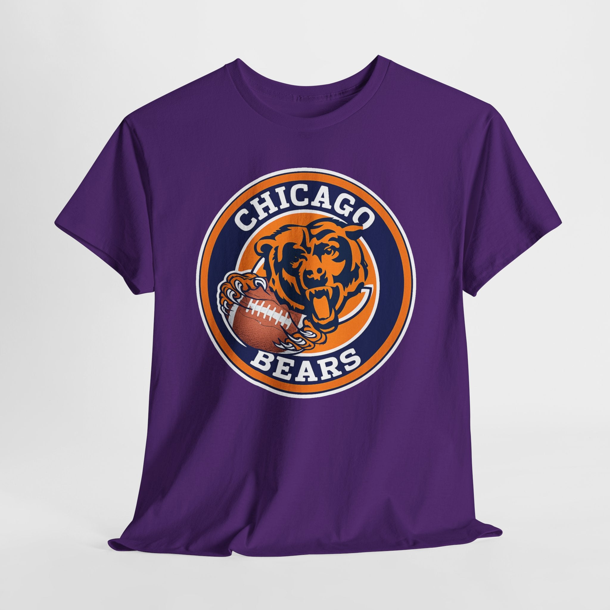 Chicago Bears Vintage Football Tee - Cotton T-Shirt