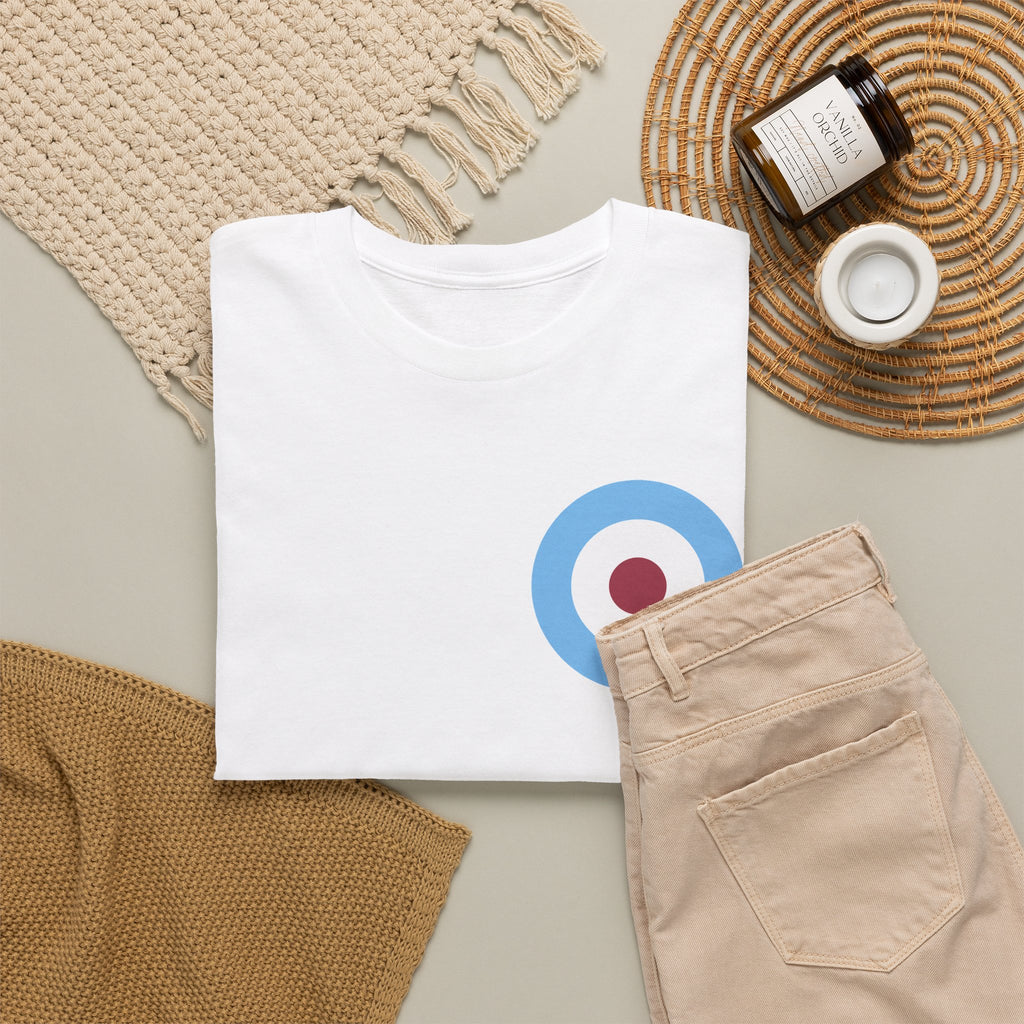 Manchester City Inspired Target Roundel Cotton T-Shirt