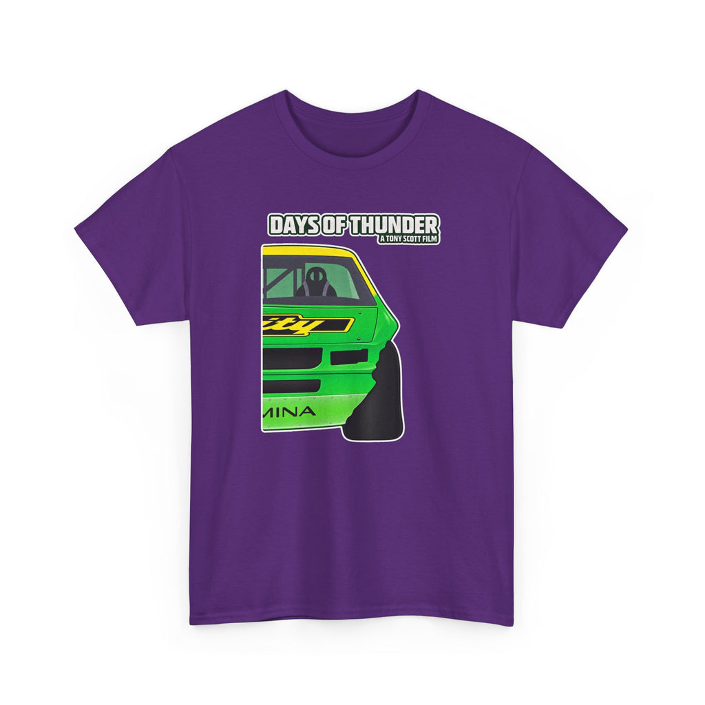 Days of Thunder Racing Car T‑Shirt — Retro Green Muscle Car Tee