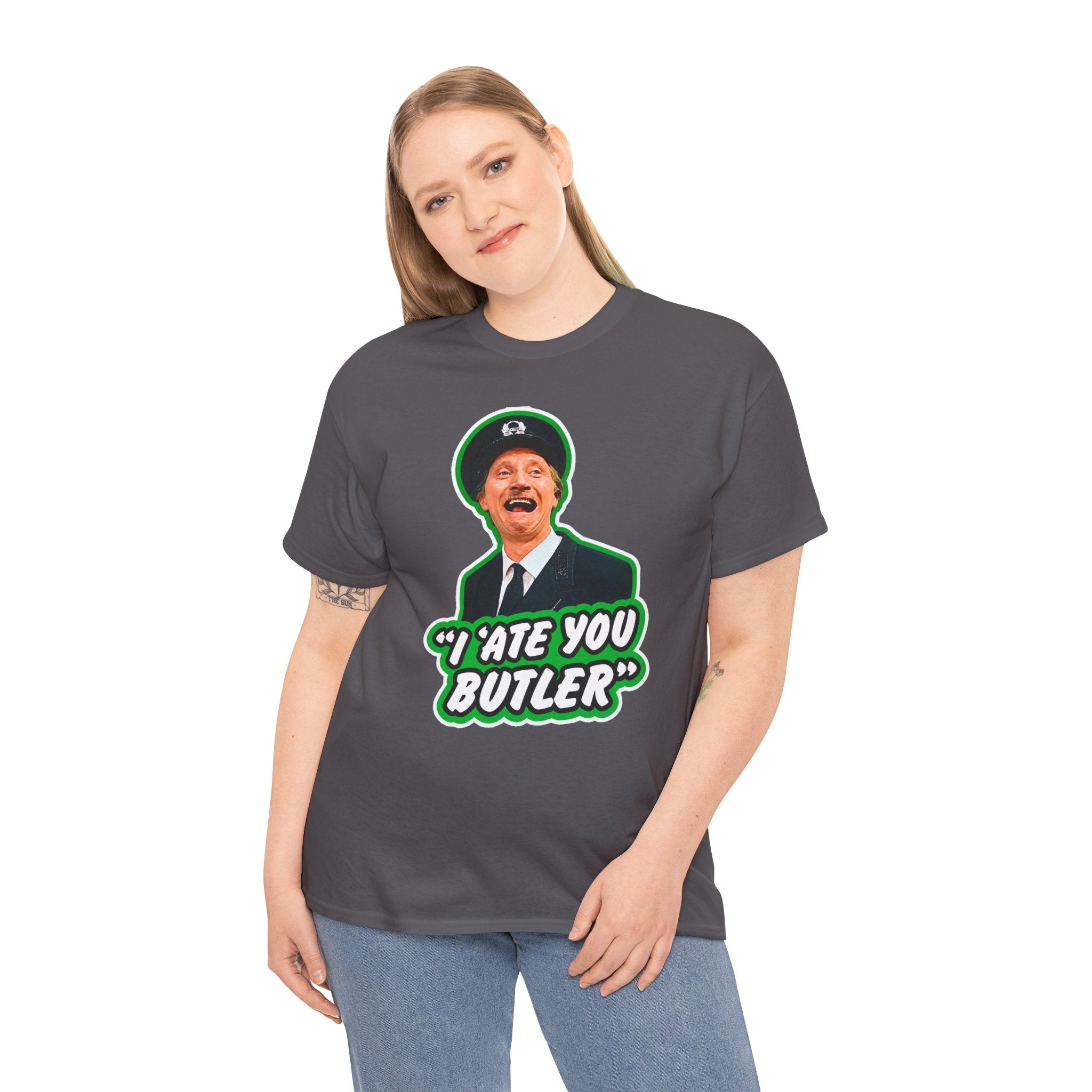 I Ate You Butler T-Shirt — Funny Retro Butler Graphic Tee