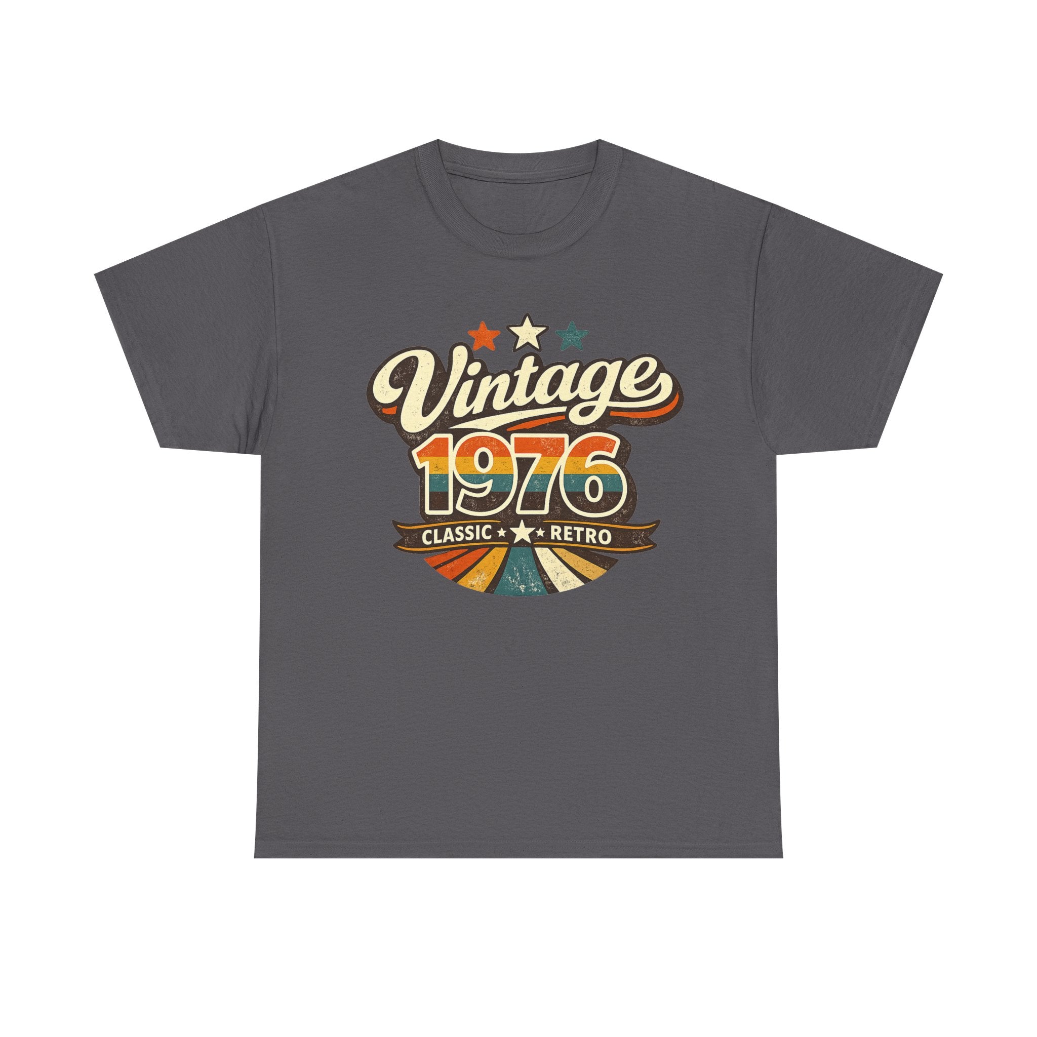 Vintage 1976 Retro Graphic Tee — Classic Birthday or Anniversary Gift