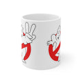Ghostbusters 2 Logo Mug — Retro Ghost Logo Ceramic Coffee Cup (11oz & 15oz)