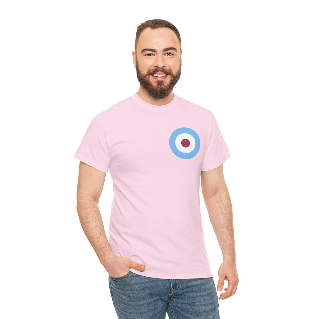 Manchester City Inspired Target Roundel Cotton T-Shirt