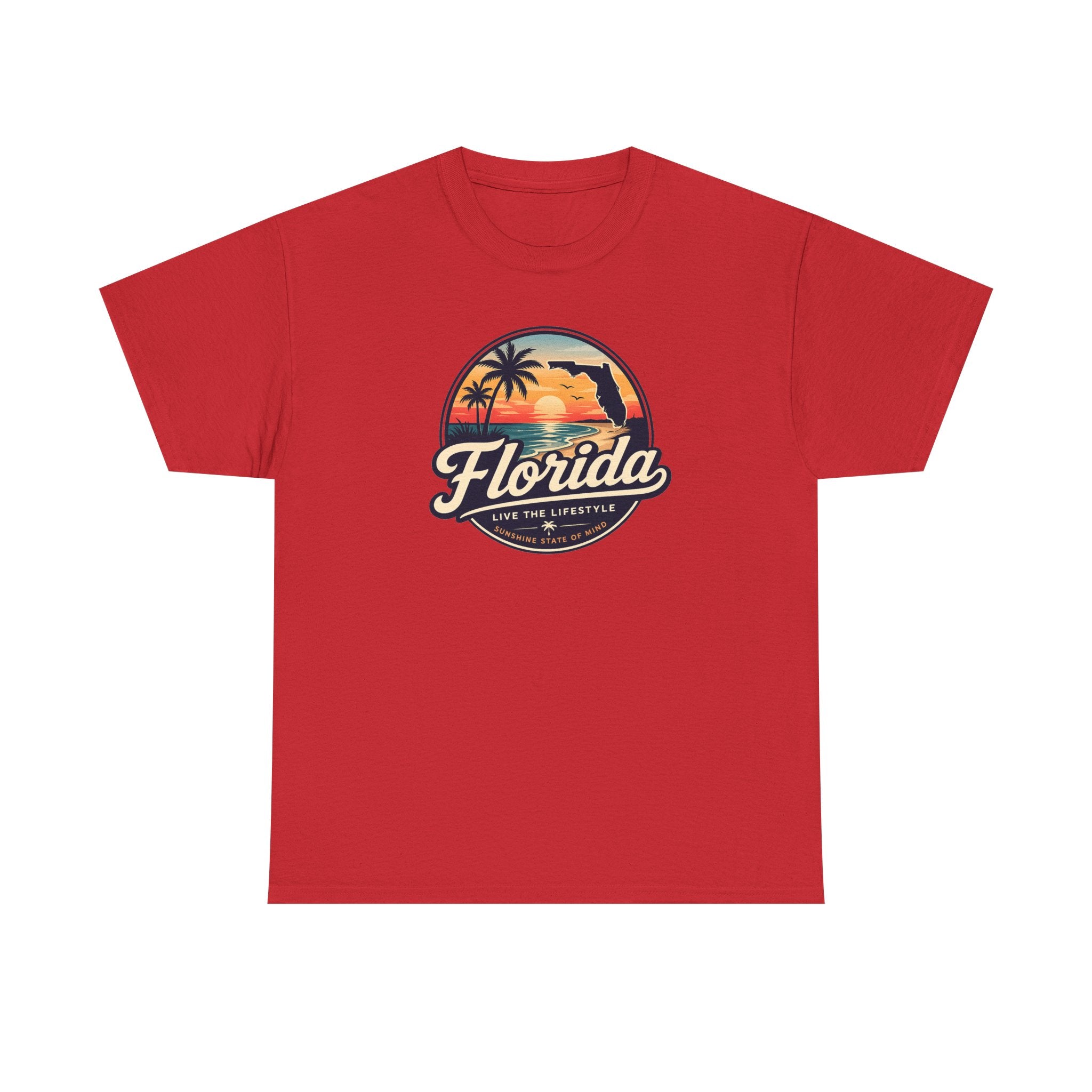 Florida Sunset Tee — Vintage Palm Beach Graphic T-Shirt