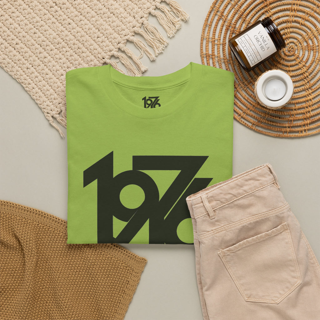 1976 Collection Logo Cotton T-Shirt — Vintage Year Graphic Tee