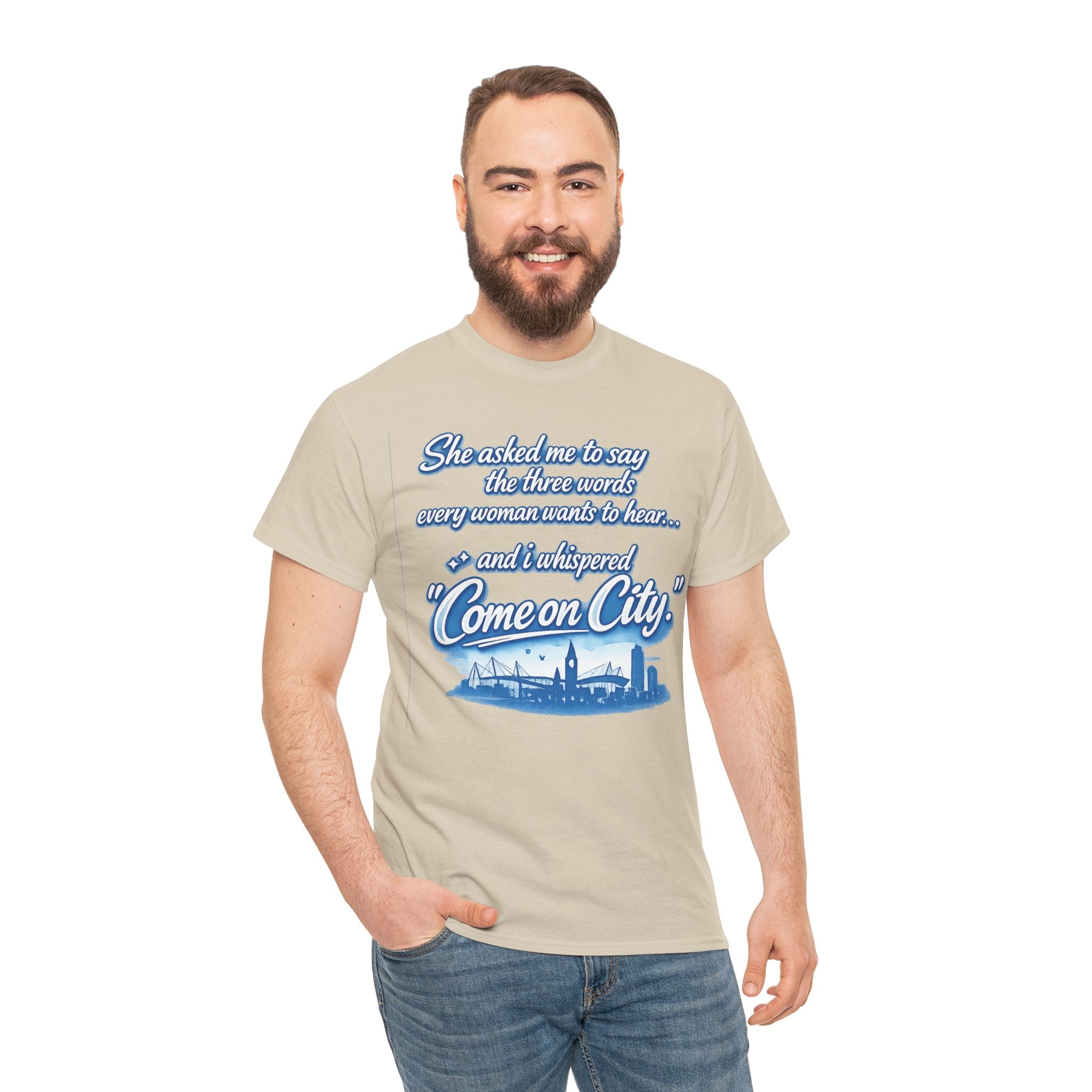 Come on City Skyline Tee — Retro Script Urban Pride T‑Shirt