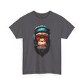 Chimpanzee DJ Graphic Tee — Retro Sunglasses & Headphones Monkey T-Shirt