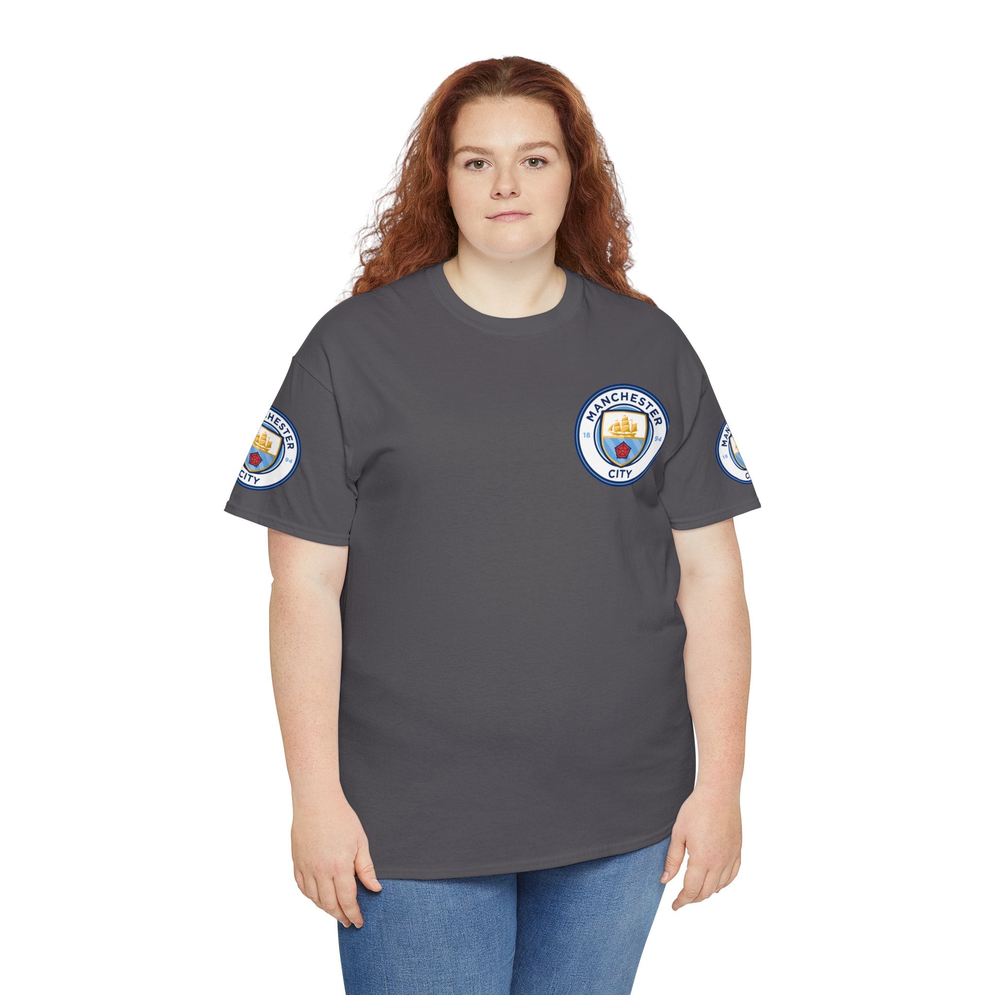 Manchester City Crest T-Shirt — Football Club Logo Tee