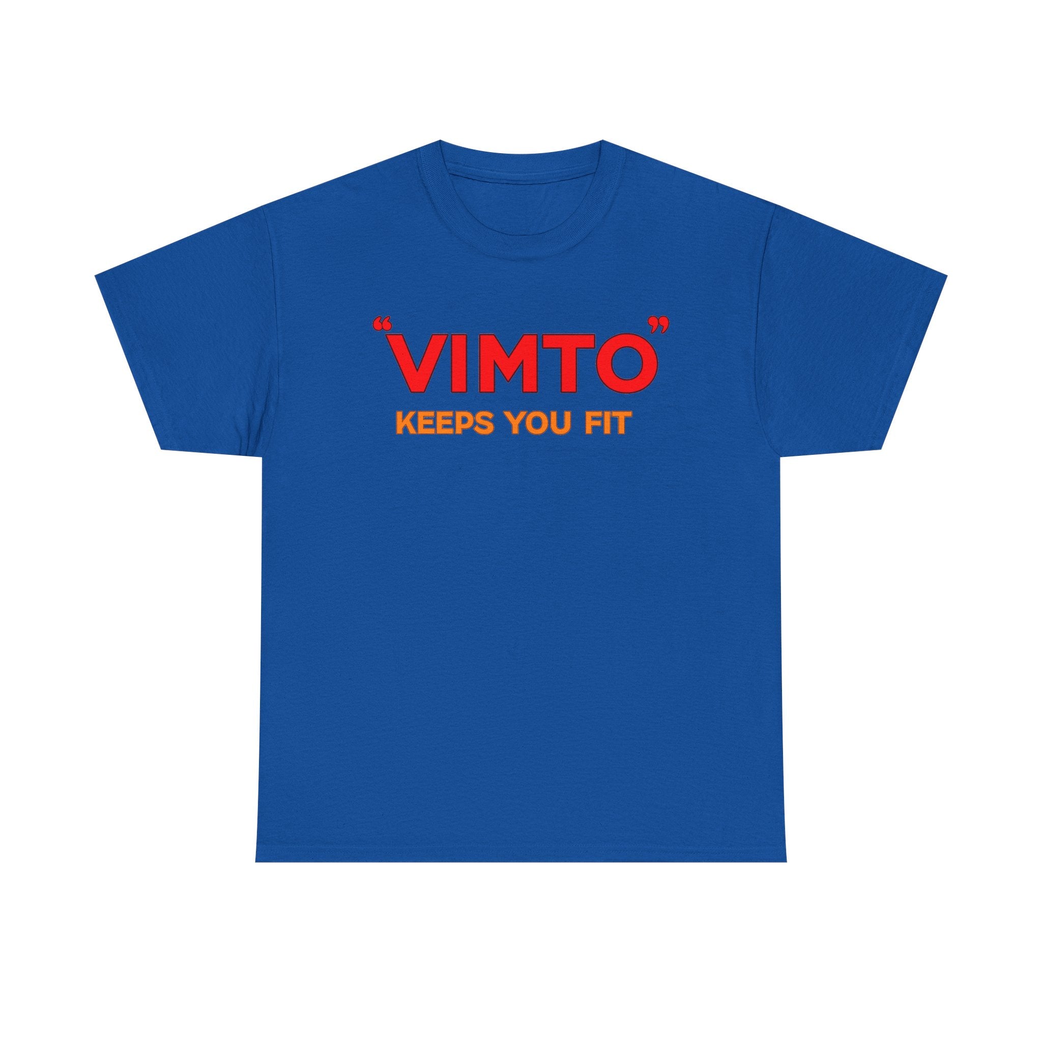 VIMTO "Keeps You Fit" Graphic Tee — Retro Beverage Logo T-Shirt