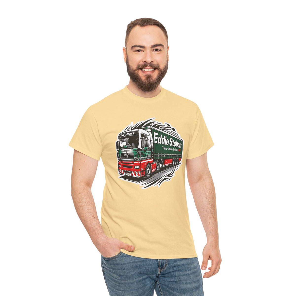 Eddie Stobart Truck Graphic Tee — Vintage Lorry Driver T‑Shirt