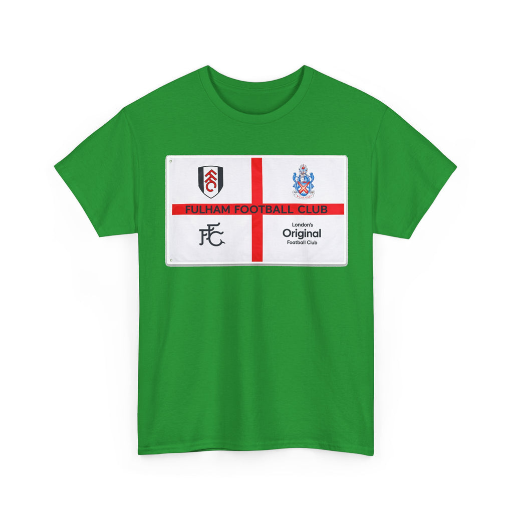 Fulham Football Club Crest Tee — St George’s Cross Football Shirt