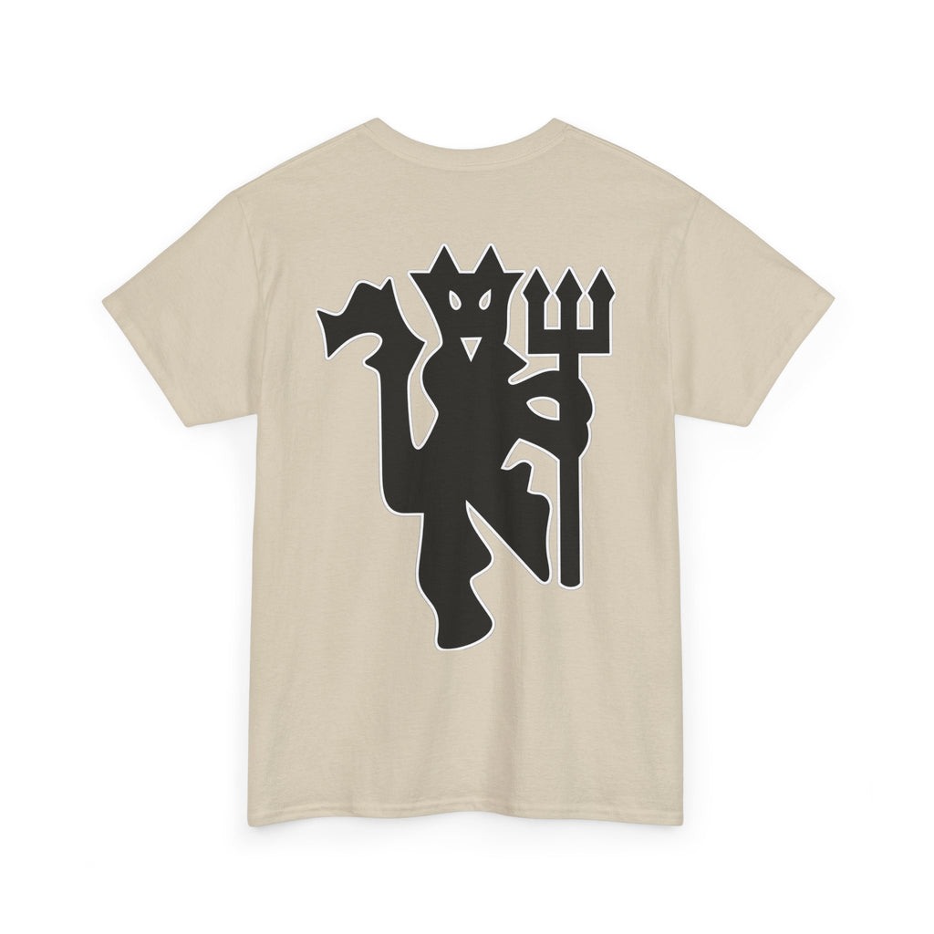 Manchester United Devil Cotton T-Shirt – Retro Trident Football Crest Tee