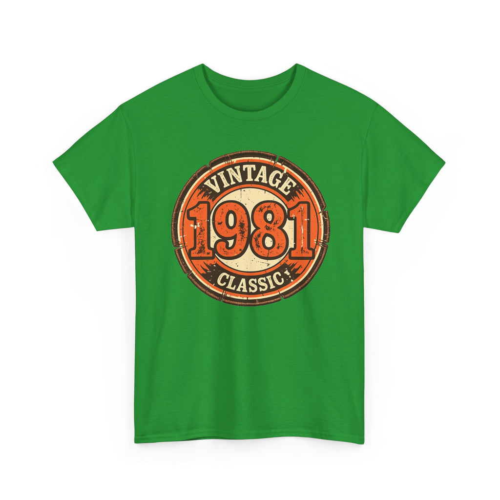 Vintage 1981 Classic T-Shirt — Retro Birthday Tee