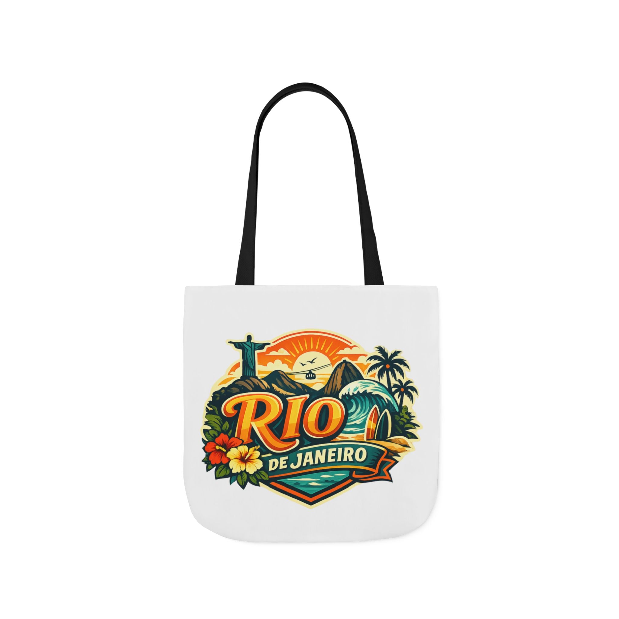Rio de Janeiro Travel Tote — Retro Beach Canvas Bag