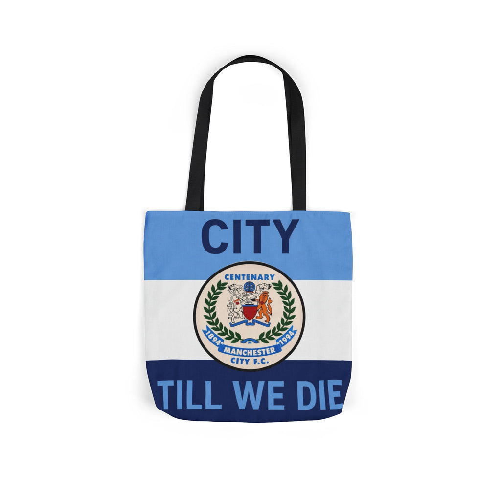 City Till We Die Canvas Tote Bag — Football Fan Flag Tote