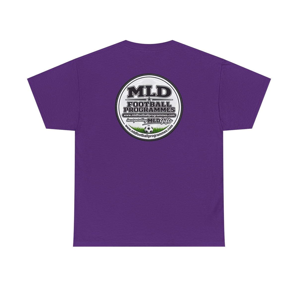 MLD Football Programmes Vintage Logo Cotton T-Shirt