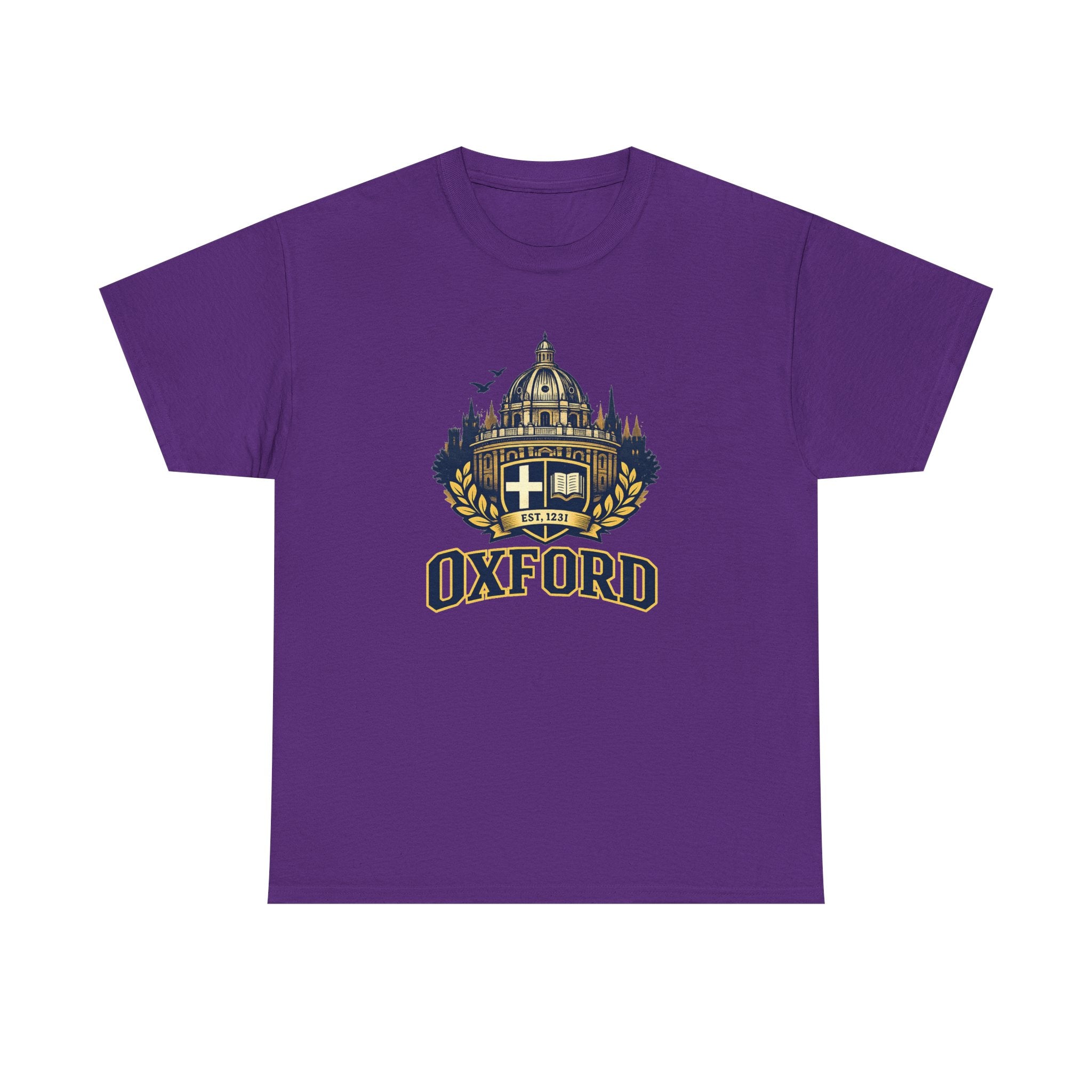 Oxford Crest T-Shirt — Vintage University Graphic Tee