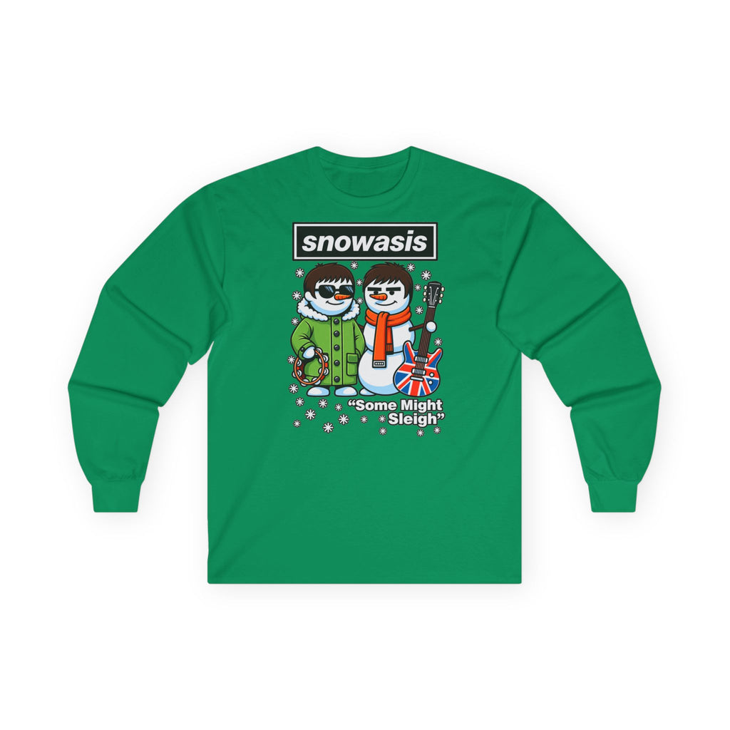 Snowasis Snowman Long Sleeve Tee — 'Some Nights, Some Slights' Holiday Shirt #Oasis Inspired
