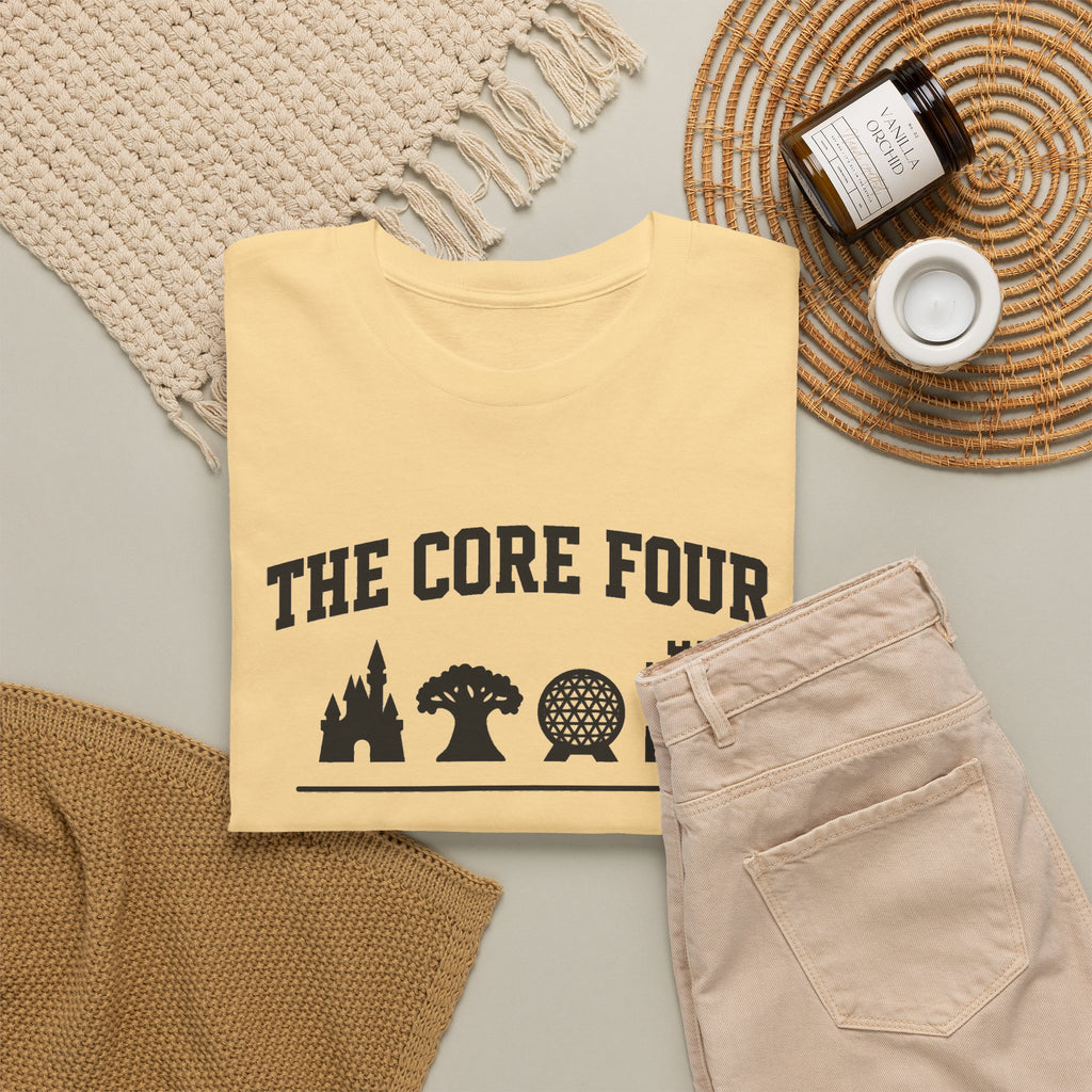 The Core Four Walt Disney World Unisex Heavy Cotton Tee