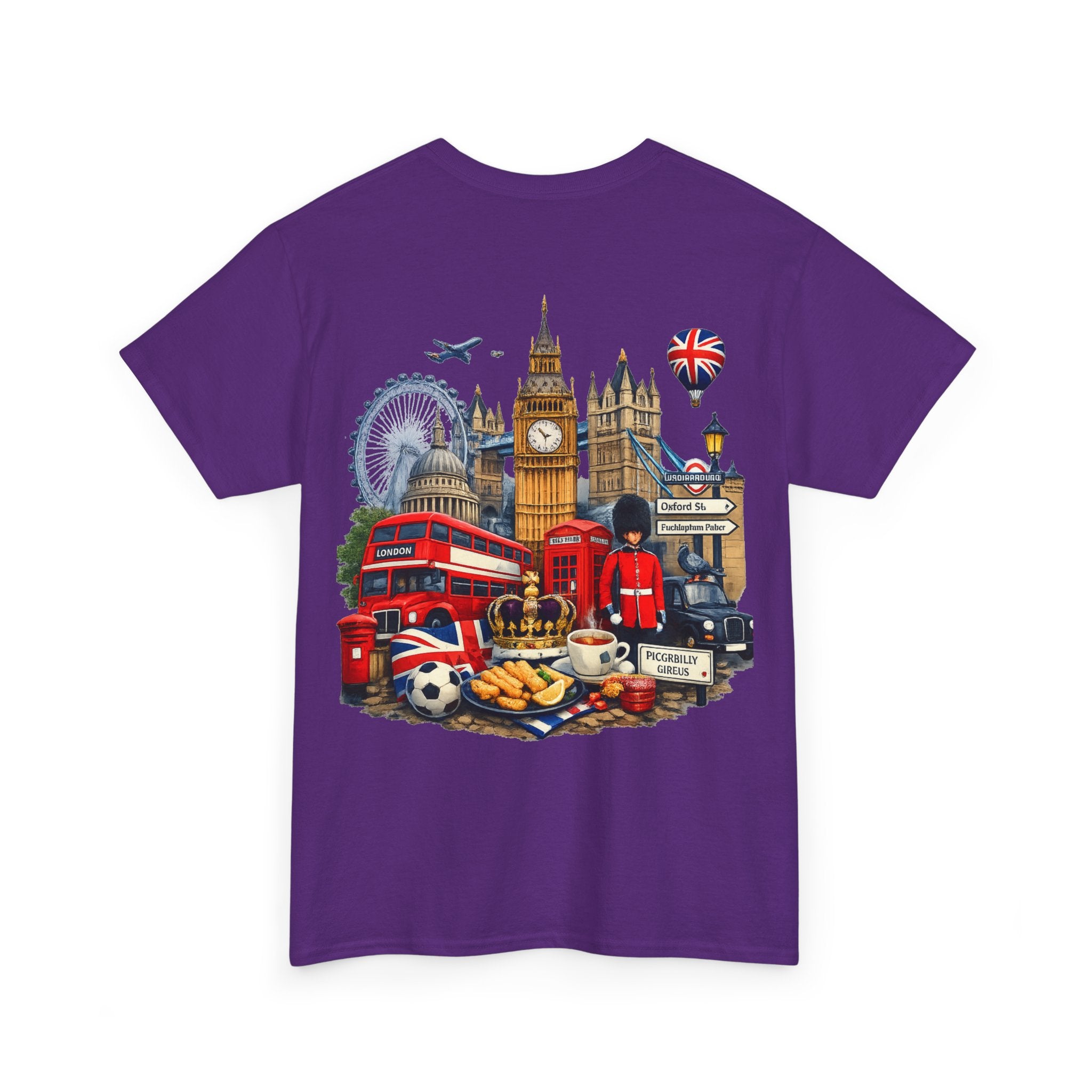 London Landmarks T‑Shirt — British Icons Collage Tee