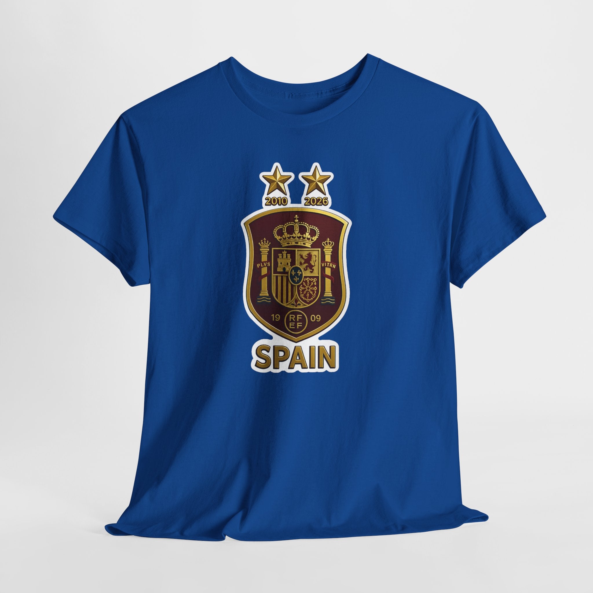 Spain Crest T-Shirt — Vintage Spanish Soccer Shield Tee