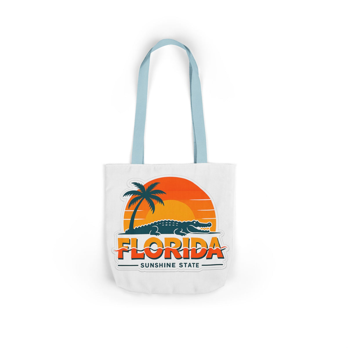Florida Sunshine State Canvas Tote