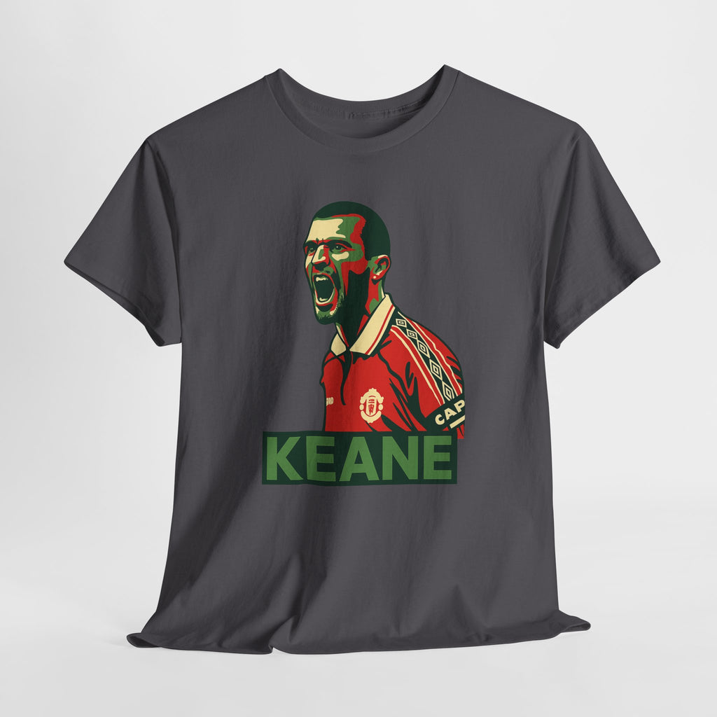 Roy Keane Retro Soccer Tee - Iconic Football Legend Graphic Shirt