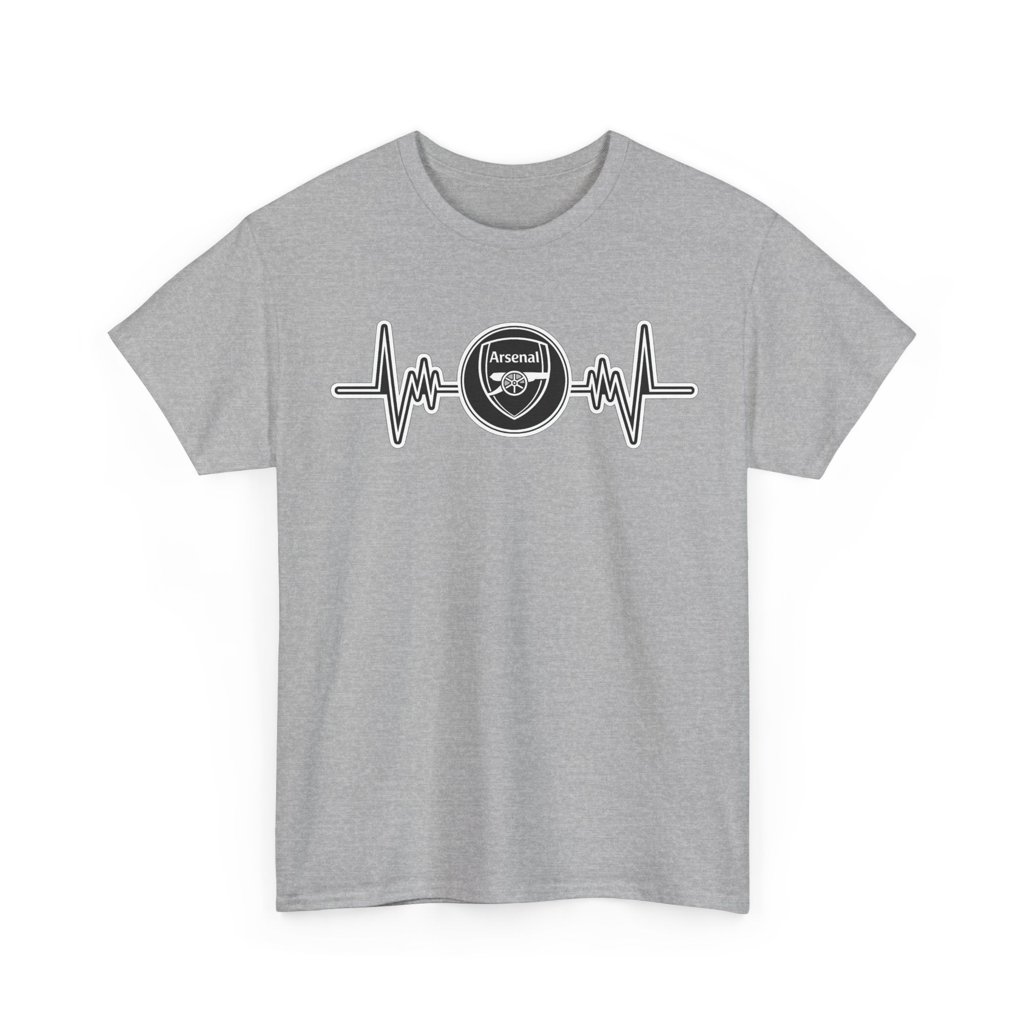 Arsenal Heartbeat T-Shirt — Premier League Fans’ Cotton Tee