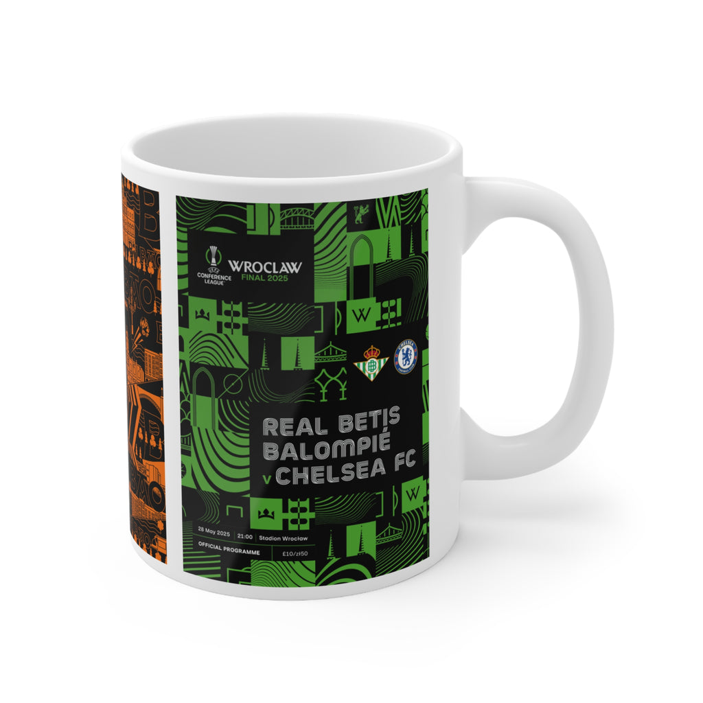 2025 UEFA Finals Programme Covers Inspired Ceramic Coffee Cup (11oz/15oz)