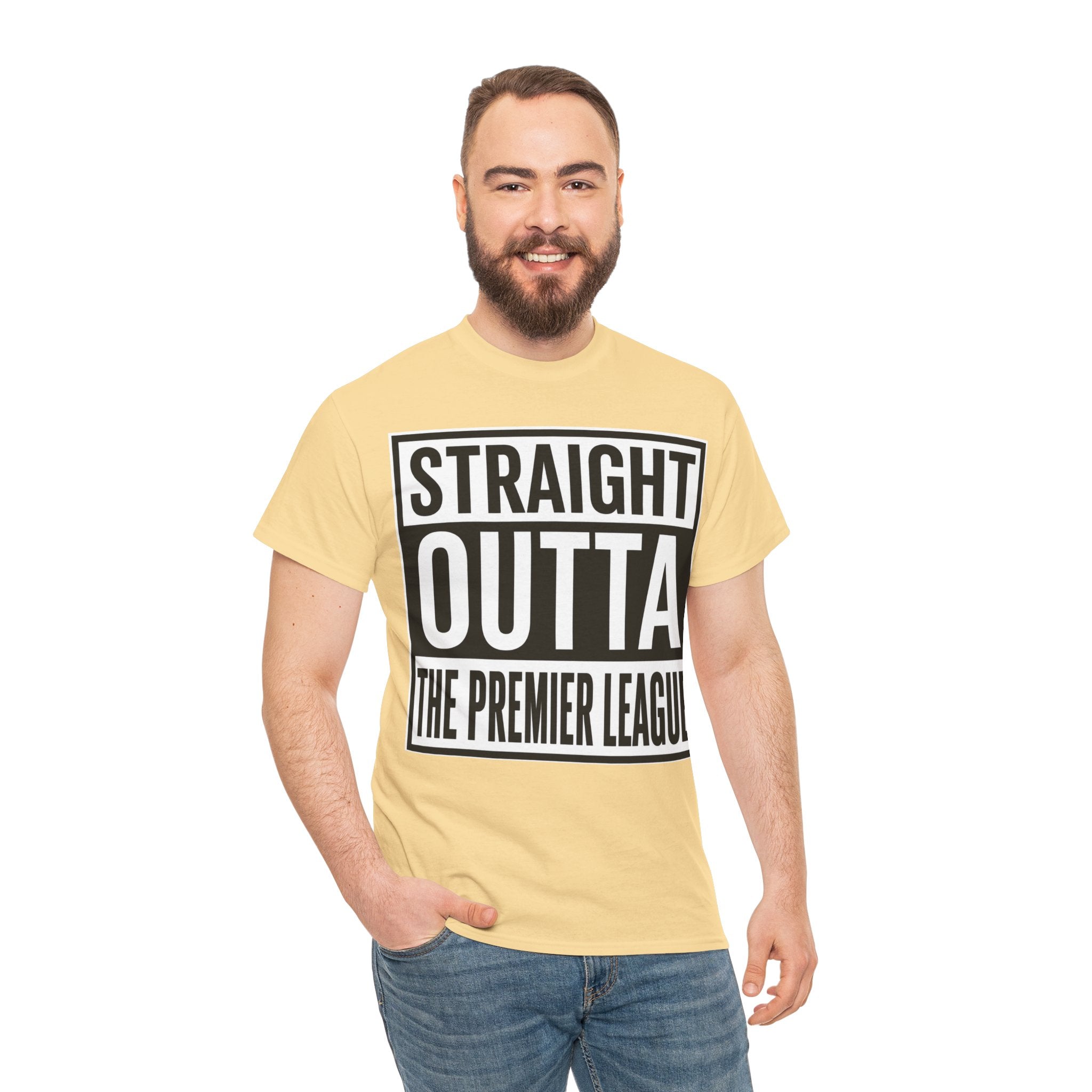 Straight Outta The Premier League Tee — Football Promotion Fan Shirt