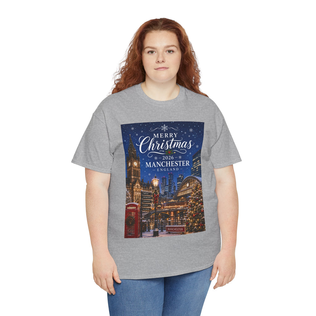 Manchester Christmas Tee — Merry Christmas 2026 Holiday T‑Shirt