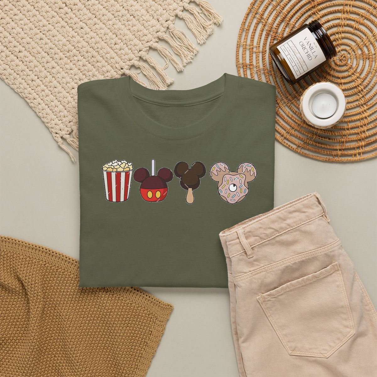 Disney snacks inspired Unisex Heavy Cotton Tee