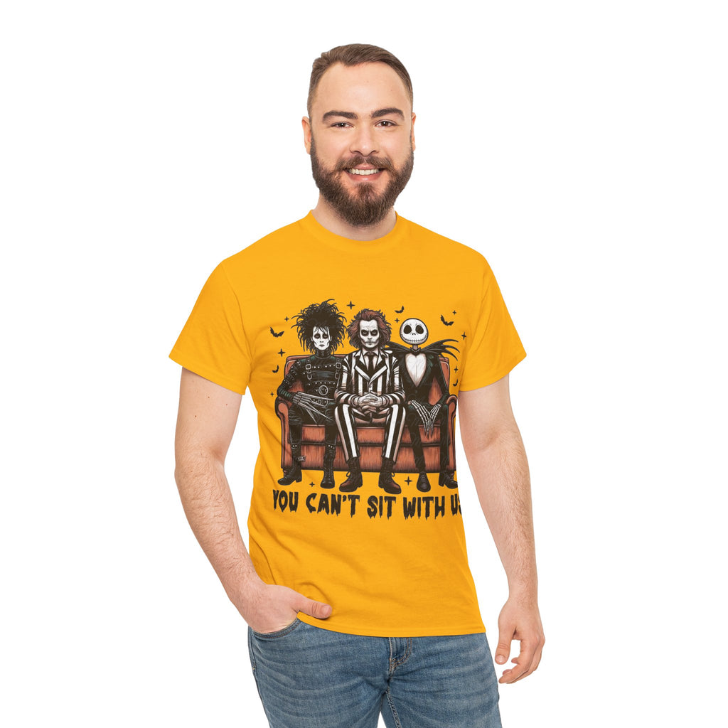 Johnny Depp Graphic Tee — 'You Can't Sit With Us' Halloween Horror Trio T-Shirt