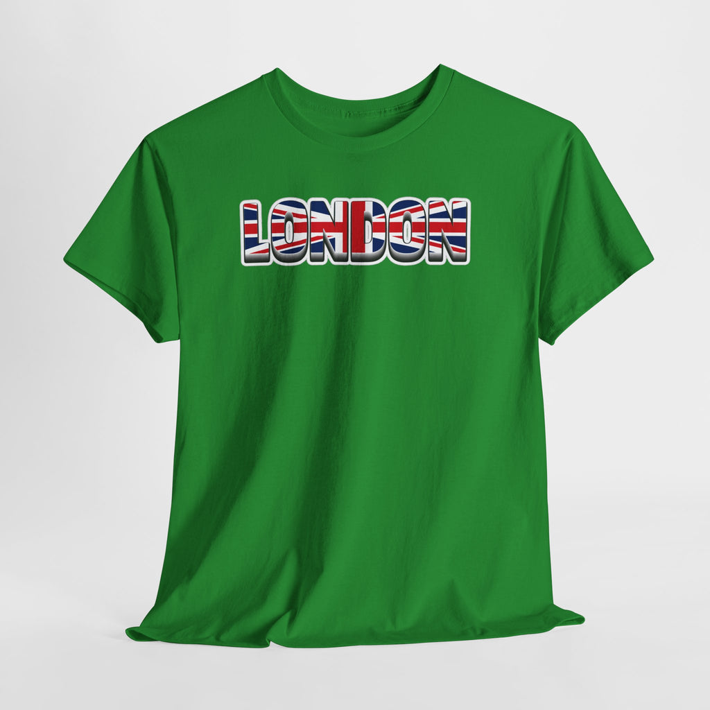 London Union Jack Graphic Tee — Bold UK Travel T-Shirt