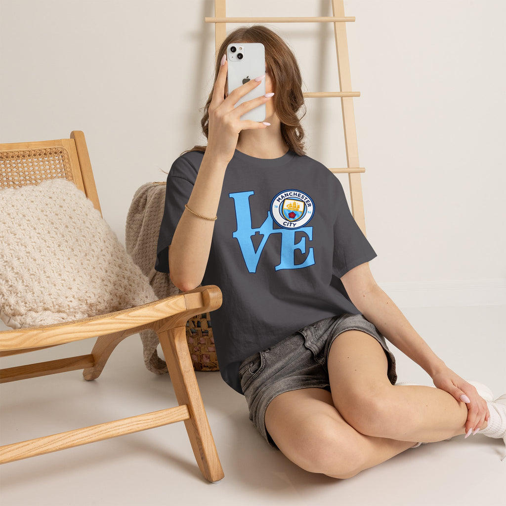 Manchester City LOVE Cotton T-Shirt