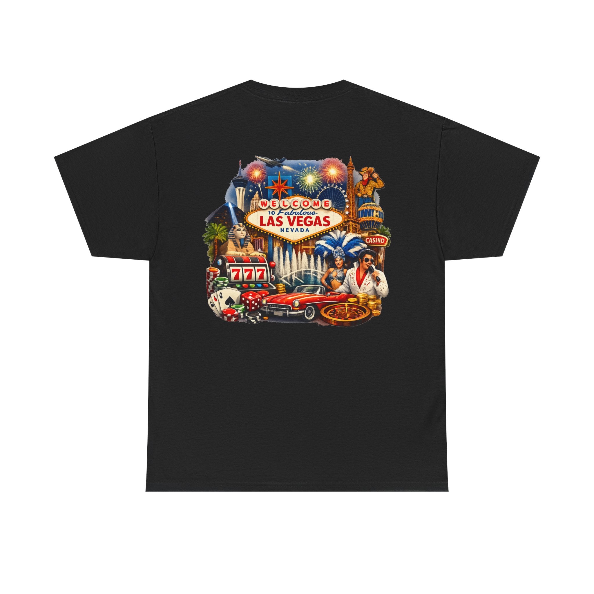 Las Vegas Vintage Collage T‑Shirt